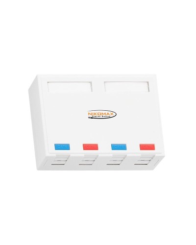 NMC-MB4P-ST-WT. Корпус настенной розетки. NIKOMAX в Томске