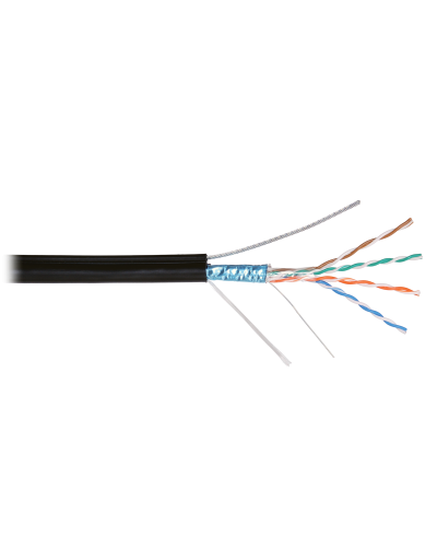 F/UTP 4pair, Cat5e, Solid, Out, SW, PVC (NMC 4905B-BK). Кабель «витая пара» (LAN) для структурированных систем связи. NIKOMAX в Томске