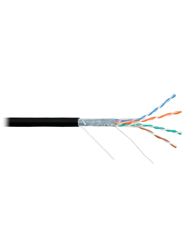 F/UTP 4pair, Cat5e, Solid, In/Out, нг(А)-HF (NMC 9200C-BK). Кабель «витая пара» (LAN) для структурированных систем связи. NIKOMAX в Томске