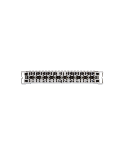 NMC-PL10-CC-10 (10 шт). Плинт неразмыкаемый, (0...9), крепление под кронштейн. NIKOMAX в Томске