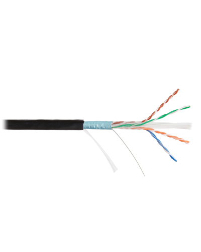 F/UTP 4pair, Cat6a, Solid, In/Out, нг(А)-HF (NMC 4255C-BK). Кабель «витая пара» (LAN) для структурированных систем связи. NIKOMAX в Томске