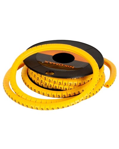 NMC-CMR-3-YL-500 (500шт). Маркер кабельный. NIKOMAX в Томске