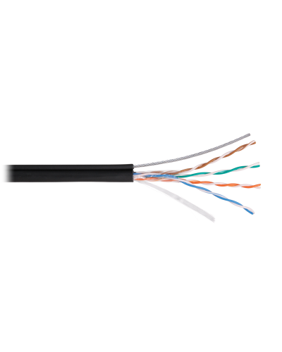 U/UTP 4pair, Cat5e, Solid, Out, SW, PVC (NMC 4805B-BK). Кабель «витая пара» (LAN) для структурированных систем связи. NIKOMAX в Томске