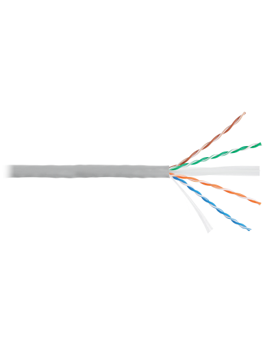 U/UTP 4pair, Cat6, Solid, In, PVC (NMC 4140A-GY). Кабель «витая пара» (LAN) для структурированных систем связи. NIKOMAX в Томске