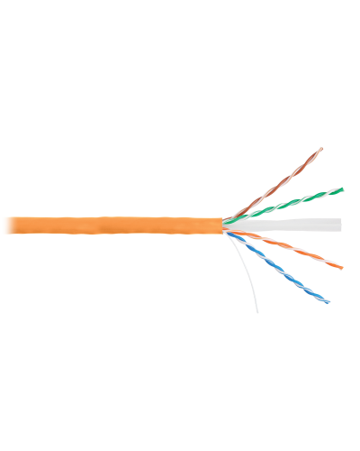 U/UTP 4pair, Cat6a, Solid, In, нг(А)-HF (NMC 9155C-OR). Кабель «витая пара» (LAN) для структурированных систем связи. NIKOMAX в Томске