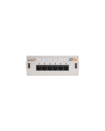 NMC-WP06UD2-GY. Патч-панель настенная 6 портов, Кат.5е. NIKOMAX в Томске