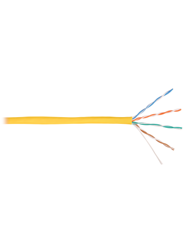 U/UTP 4pair, Cat5e, Solid, In, нг(А)-HF (NMC 9100C-YL). Кабель «витая пара» (LAN) для структурированных систем связи. NIKOMAX в Томске