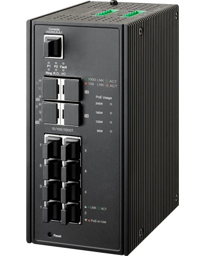 NIS-3500-3412PGE (64PY0804). Коммутатор управляемый с PoE. NSGate в Томске