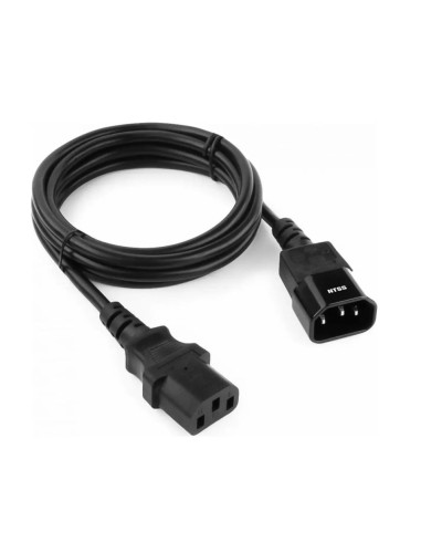 NTSS-PC13142 C13-С14 проводник.:3х0.75мм2 1.8м 220/250В 10А черный. Кабель питания. NTSS в Томске