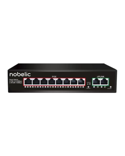 NBLS-1008P. Коммутатор неуправляемый 8-портовый. Nobelic в Томске