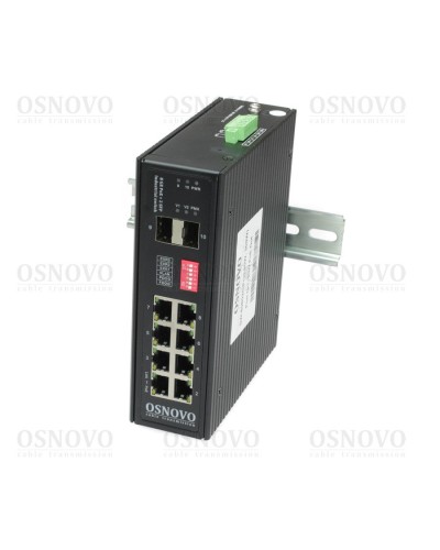 SW-80802/I(Port 90W, 300W). Коммутатор с PoE. OSNOVO в Томске