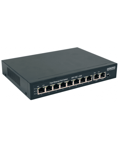 SW-20820(120W). Коммутатор 10-портовый  Gigabit Ethernet с PoE. OSNOVO в Томске