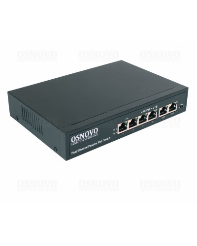 SW-20600/A(80W). Коммутатор Fast Ethernet на 6 портов. OSNOVO в Томске