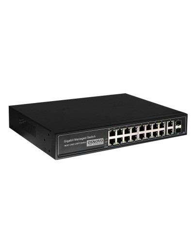 SW-8182/L(300W). Коммутатор 16-портовый  Gigabit Ethernet с PoE. OSNOVO в Томске