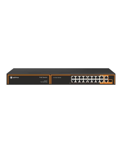 U1I-15F1G2b/2G/1S. Коммутатор с питанием по PoE 16-портовый. Optimus в Томске