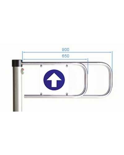 PERCo-ASG-650. Створка для калитки. PERCo в Томске