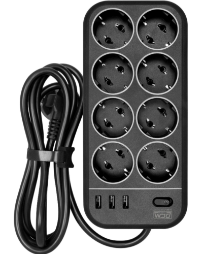 SP-08 USB03AB 1,8 M. Сетевой фильтр. POWERCOM в Томске