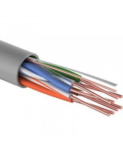 U/UTP Light, CAT 5, PVC, 4PR, 26AWG, омедненный INDOOR, SOLID, серый, 305м, PROconnect (01-0048-3). Кабель «витая пара» (LAN) для структурированных систем связи. PROCONNECT в Томске