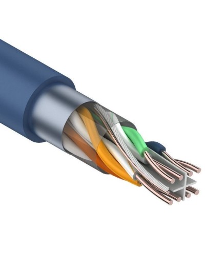 F/UTP, CAT 6, PVC, 4PR, 23AWG, омедненный INDOOR, SOLID, серый, 305м, PROconnect (01-0147-3). Кабель «витая пара» (LAN) для структурированных систем связи. PROCONNECT в Томске