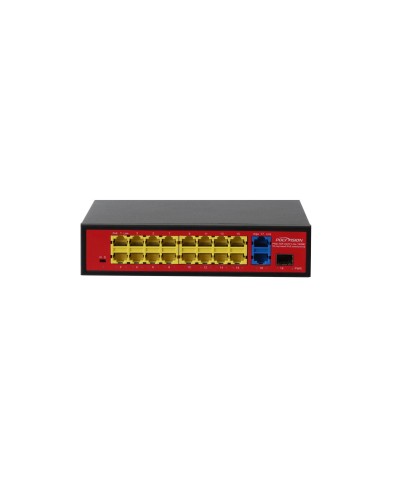 PND-16P-2G1F Lite (180W). Коммутатор неуправляемый 18-портовый с PoE. Polyvision в Томске
