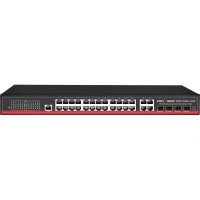 PND-M24G-4G4F. Коммутатор управляемый оптический 28 портовый. Polyvision
