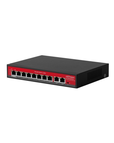 PND-08P-2G (120W). Коммутатор AI 10-портовый с функцией PoE. Polyvision в Томске