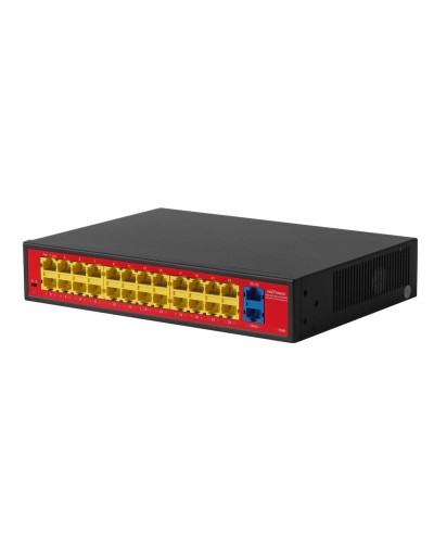 PND-24P-2G Lite (250W). Коммутатор неуправляемый 26-портовый с функцией PoE. Polyvision в Томске