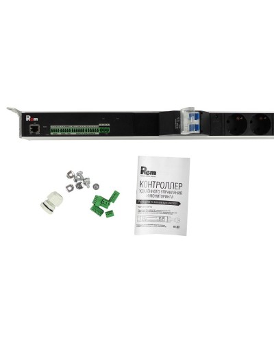 R-MC1-32-4x2S-2x3C13-2x2C19-A-1820-K. Блок силовых розеток с контроллером. REM в Томске