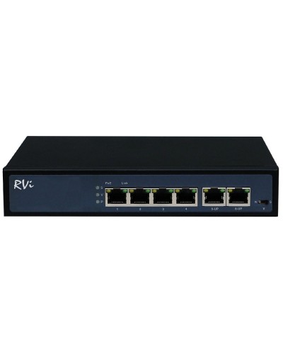 RVi-1NS04F-2T. Коммутатор с питанием по PoE. RVi в Томске
