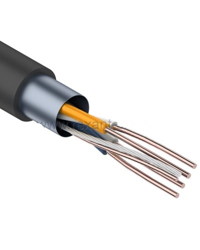 F/UTP, CAT 5e, PE, 2PR, 24AWG, OUTDOOR, SOLID, черный, 305м, REXANT (01-0124). Кабель «витая пара» (LAN) для структурированных систем связи. Rexant в Томске