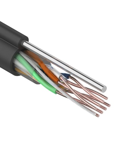 U/UTP 4PR 24AWG CAT5e 305м OUTDOOR+ТРОС*1 REXANT (01-0046). Кабель «витая пара» (LAN) для структурированных систем связи. Rexant в Томске