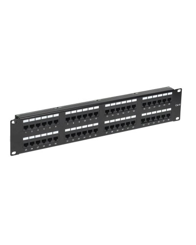 Панель коммутационная с кабельными органайзерами 19", 2U, 48 портов, RJ-45, CAT 6, UTP REXANT PRO (02-0232): Патч-панель 19" в Томске