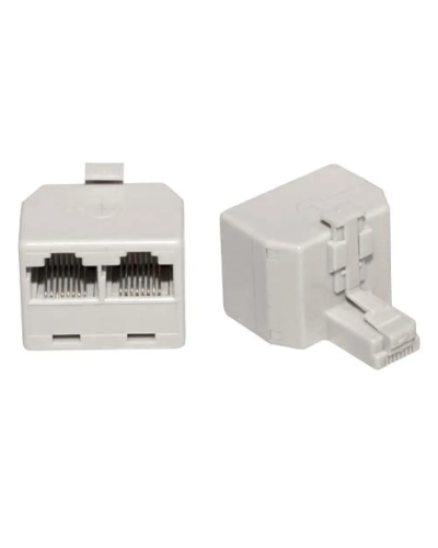 Двойник компьютерный UTP RJ-45(8P8C) (штекер - 2 гнезда) REXANT (03-0102): Кабельный соединитель в Томске
