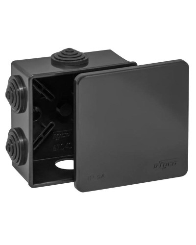 Коробка TYCO ОП 85х85х40мм УХЛ1 IP54 черный (67040Ч). Коробка распределительная. RuVinil в Томске