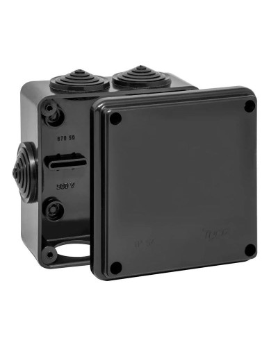 Коробка TYCO ОП 100х100х50мм УХЛ1 IP54 черный (67050Ч). Коробка распределительная. RuVinil в Томске