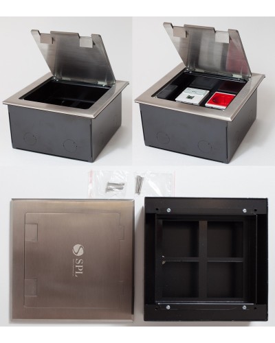 Люк на 4 поста (45х45), из нержавеющей стали, с коробкой, IP40 (300014). Люк. SPL в Томске