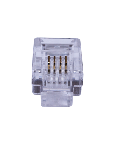 Коннекторы 4P4C (RJ-11) (100шт) (10-0229). Телефонный разъем 4P4C (RJ-11). SUPRLAN в Томске