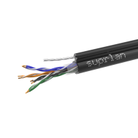 UTP Cat.5e 4x2xAWG24 Cu PE Outdoor T-FG8 (трос) Standard (01-0322-1). Кабель «витая пара» (LAN) для структурированных систем связи. SUPRLAN