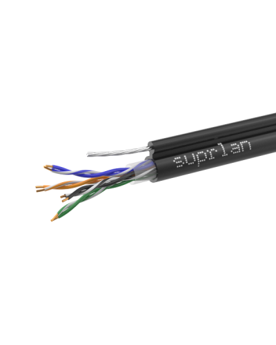 UTP Cat.5e 4x2xAWG24 Cu PE Outdoor T-FG8 (трос) Standard (01-0322-1). Кабель «витая пара» (LAN) для структурированных систем связи. SUPRLAN в Томске
