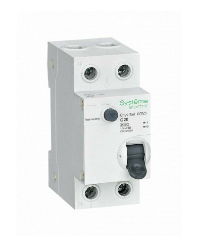 City9 Set 1P+N С 20А 4.5kA 10мА A 230В (C9D51620). Автоматический выключатель дифференциального тока. Systeme Electric в Томске
