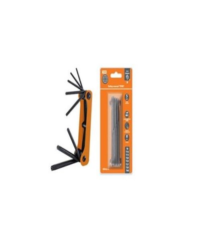 Набор ключей TORX раскладной 8шт.: T9-T40, углеродистая сталь Гранит TDM (SQ1020-0211). Набор ключей. TDM ЕLECTRIC в Томске