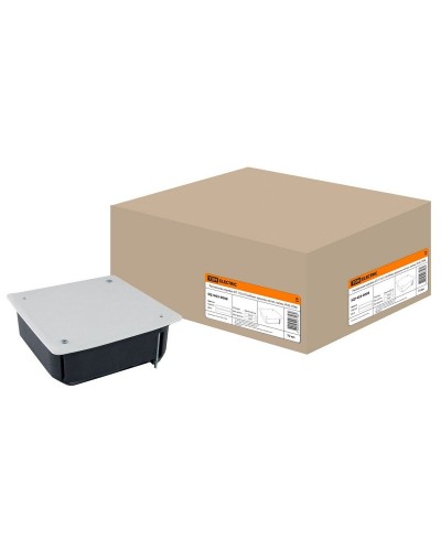 Распаячная коробка СП 115х115х45мм, крышка, метал. лапки, IP20, TDM (SQ1403-0008). Распаячная коробка СП. TDM ЕLECTRIC в Томске