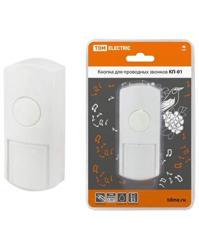КП-01 (SQ1901-0019). Кнопка для проводных звонков. TDM ЕLECTRIC в Томске