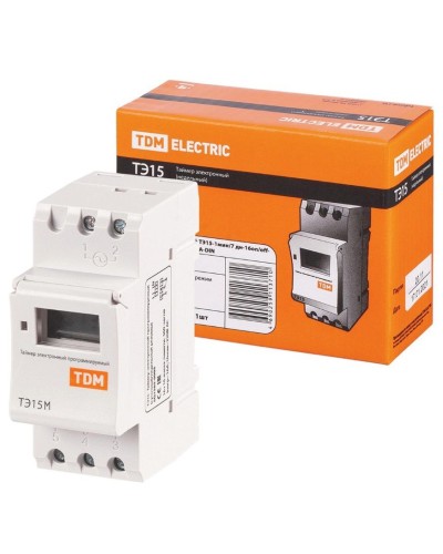 ТЭ15М-1мин/7дн-32on/off-30А-DIN TDM (SQ1503-0037). Таймер электронный. TDM ЕLECTRIC в Томске