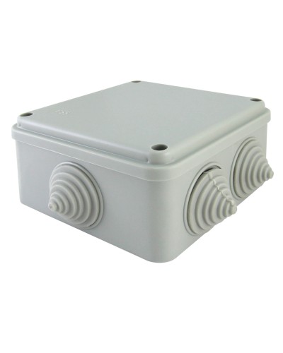 Коробка ОП 100х100х50мм, крышка на винтах, IP55, 6 вх. (SQ1401-1234). Распаячная коробка. TDM ЕLECTRIC в Томске