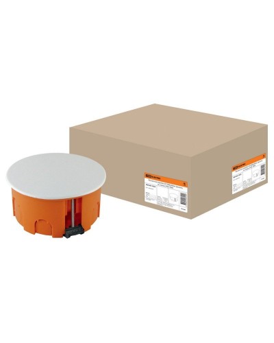 Распаячная коробка СП D80х40мм, крышка, пл. лапки, IP20, TDM (SQ1403-1025). Распаячная коробка СП. TDM ЕLECTRIC в Томске