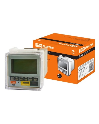 ТЭ8-1мин/7дн-8on/off-16А-8Ц/Щ TDM (SQ1503-0004). Таймер электронный. TDM ЕLECTRIC в Томске