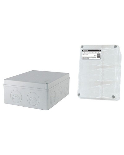 Коробка ОП 240х195х90мм, крышка, IP55, кабельные вводы d28-3шт, d37-2шт (SQ1401-1272). Распаячная коробка. TDM ЕLECTRIC в Томске