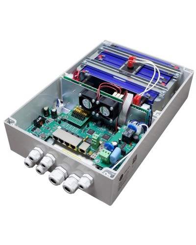 Tfortis PSW-1G4F UPS. Коммутатор с питанием по PoE. TFortis в Томске