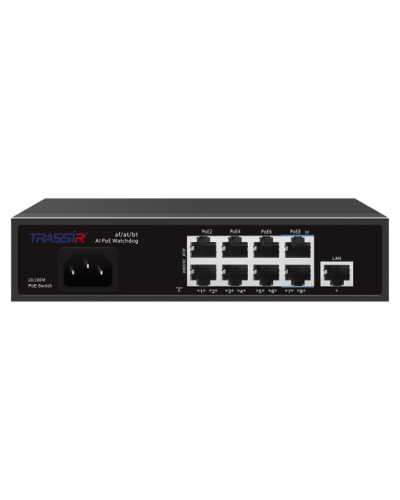 TR-NS1109-120-8PoE. Коммутатор с PoE. Trassir в Томске